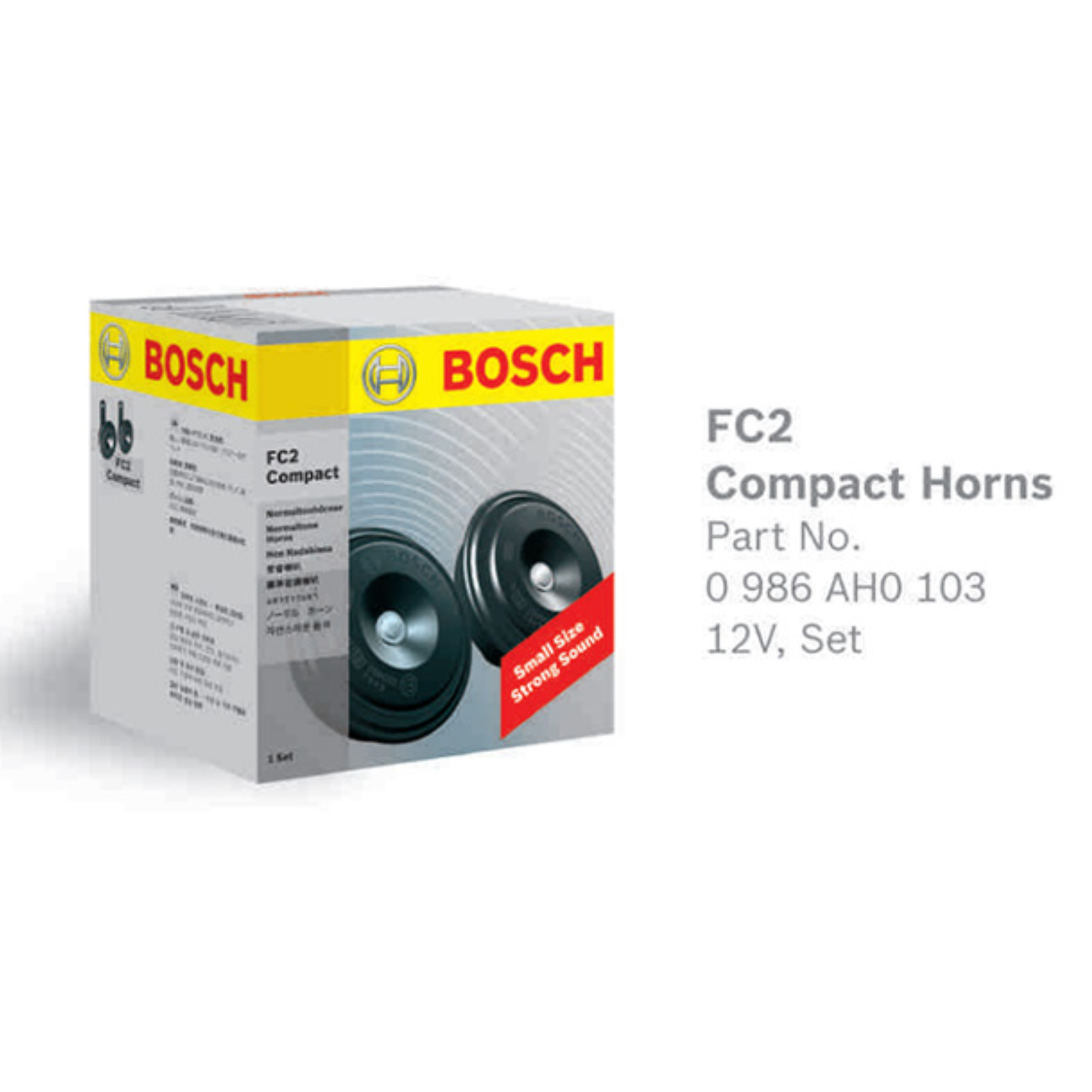 BOSCH FC2 Compact Horn – Made in Turkey
