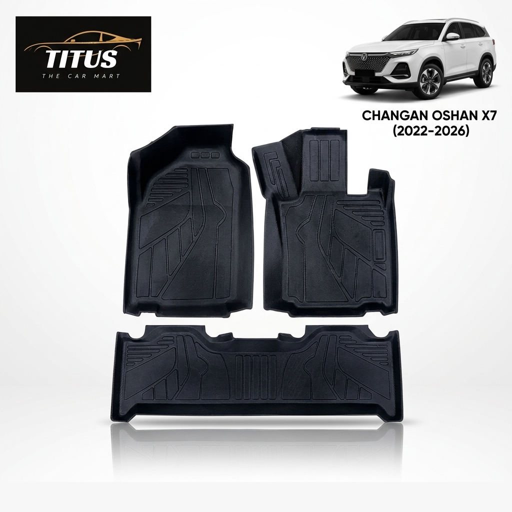 Changan Oshan X7 2022-2026 TPE Floor Mats Premium