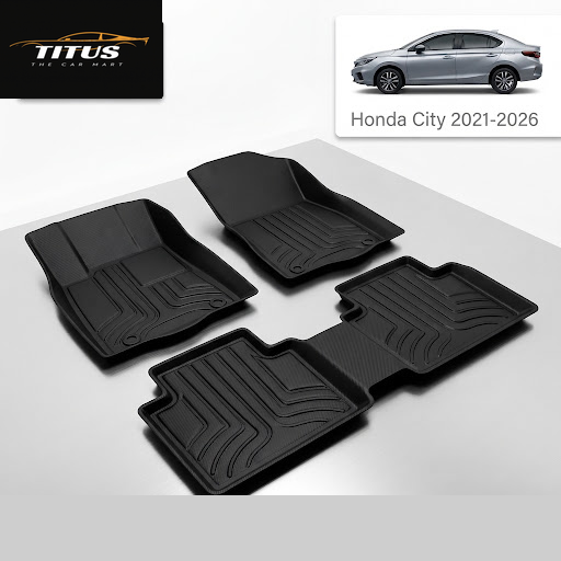 Honda City 2021-2026 TPE Floor Mats Premium