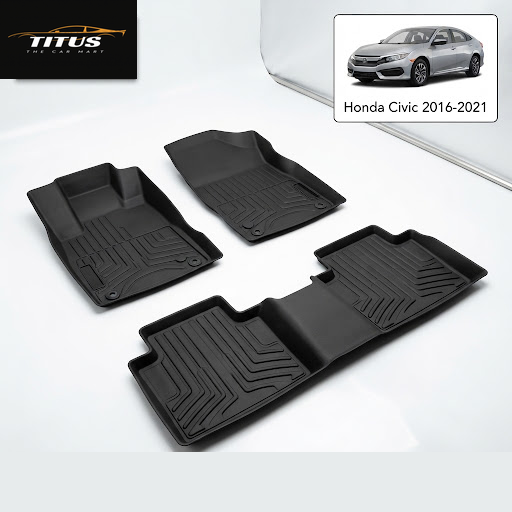 Honda Civic 2016-2021 TPE Floor Mats Premium