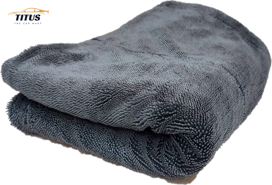 Ultra Absorbing Twisted-Loop Drying Towel – Double Sided Microfiber Cloth (60 x 90) cm